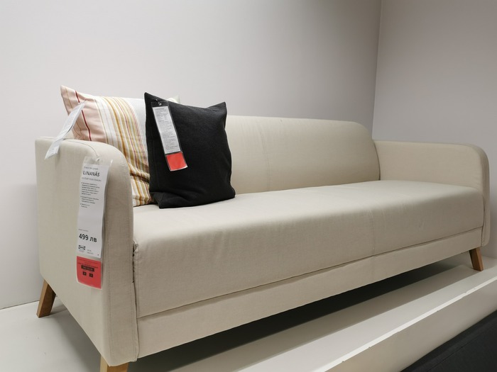 LINANÄS sofa fra IKEA